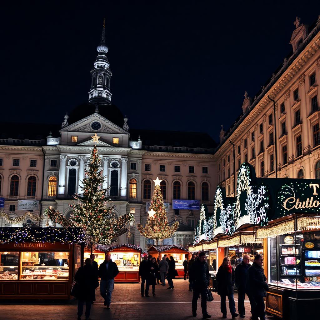 Mercados de Natal de Viena — ponto turístico do roteiro da Mais Viagens Chapecó