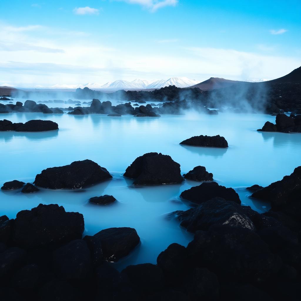 Blue Lagoon — ponto turístico do roteiro da Mais Viagens Chapecó