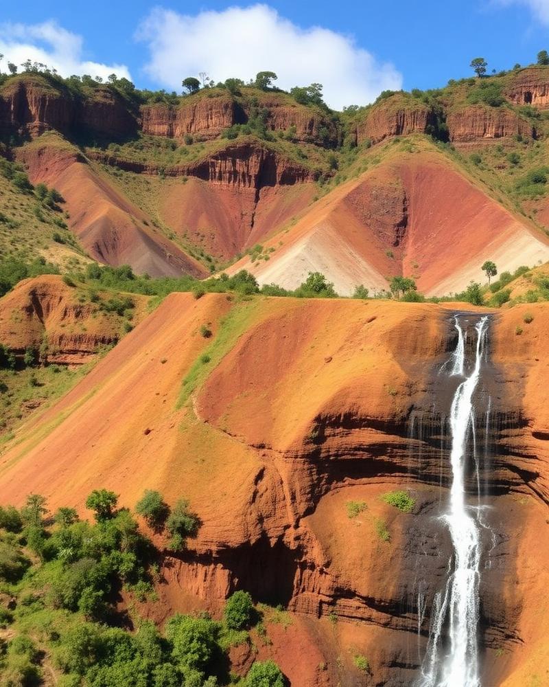 Chamarel — ponto turístico do roteiro da Mais Viagens Chapecó