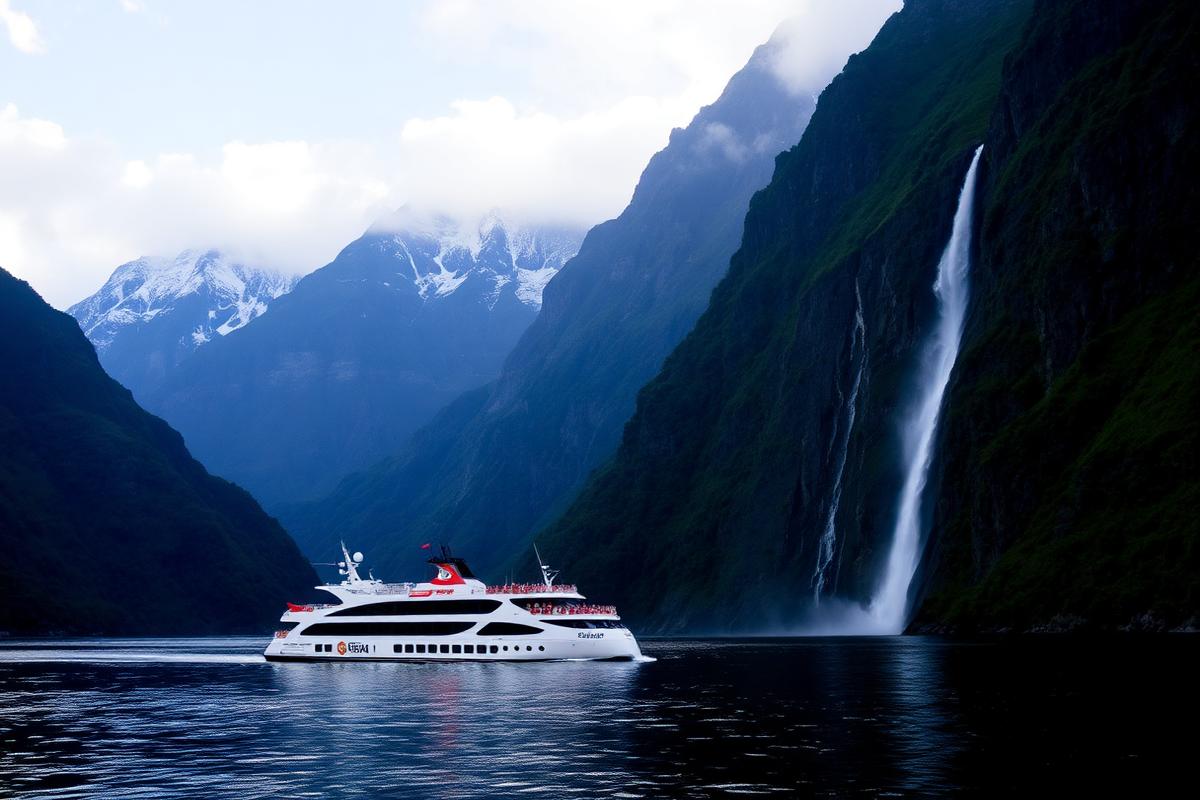 Milford Sound — ponto turístico do roteiro da Mais Viagens Chapecó