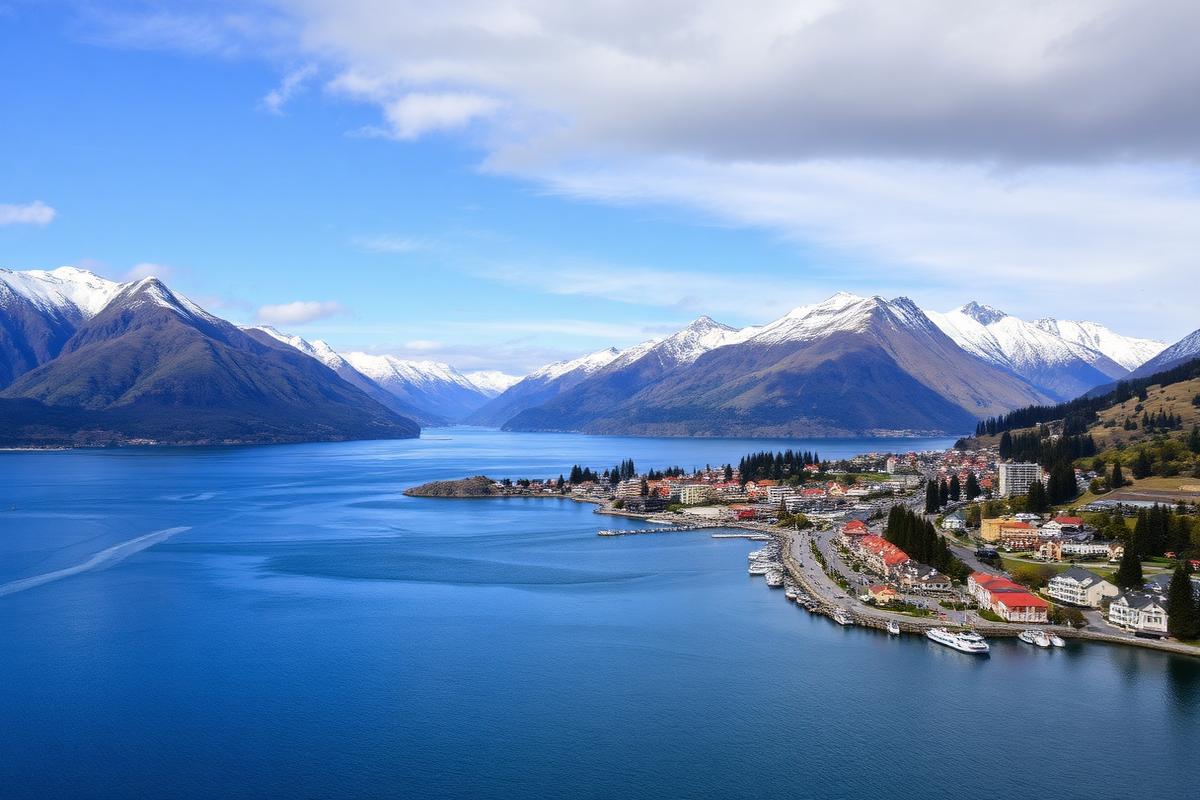 Queenstown — ponto turístico do roteiro da Mais Viagens Chapecó