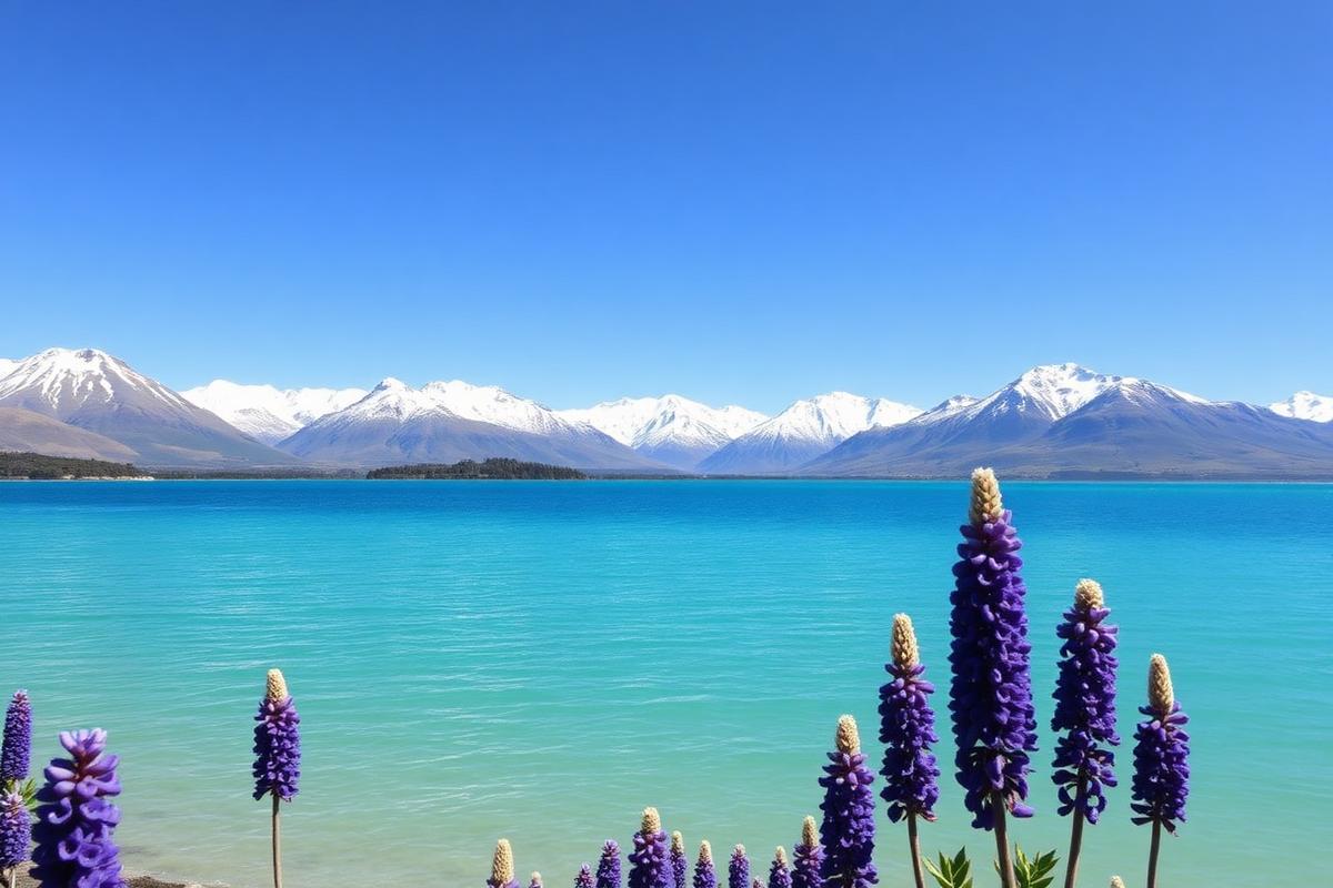 Lago Tekapo — ponto turístico do roteiro da Mais Viagens Chapecó
